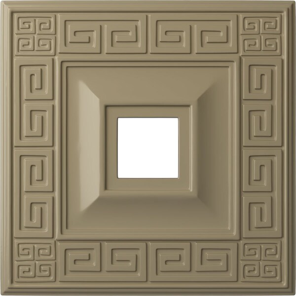 Ekena Millwork Eris Ceiling Medallion (Fits Canopies up to 9 7/8"), 18"W x 18"H x 3 1/2"ID x 1 1/8"P, Gobi Desert CM18ERGDF - main